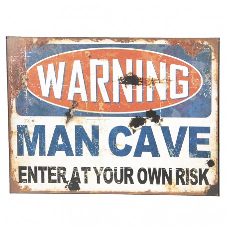 Taliczka Metalowa Vintage Man Cave