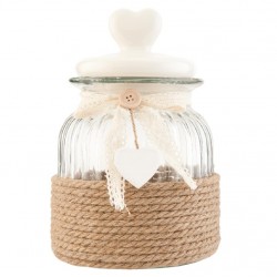 Słoiki w Stylu Prowansalskim ze Sznurkiem A 2szt.