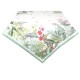 Obrus w Liście i Kwiaty Bawełniany Kwadratowy B