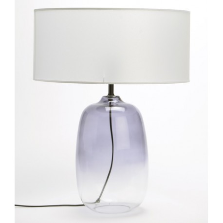 Szklana Lampa Stołowa Przezroczysta C