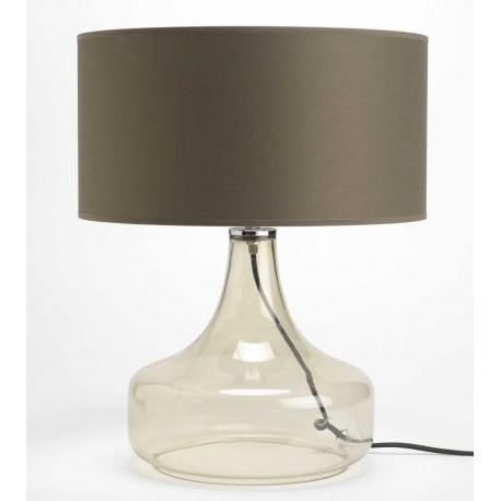 Szklana Lampa Stołowa Przezroczysta D