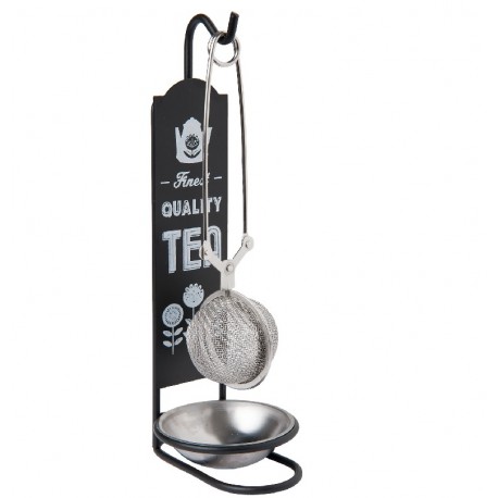 Zaparzacz Do Herbaty Ze Stojakiem Czarny A