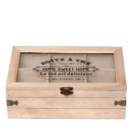 Drewniane Pudełko Na Herbatę A