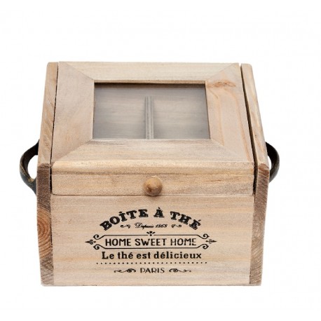 Drewniane Pudełko Na Herbatę B