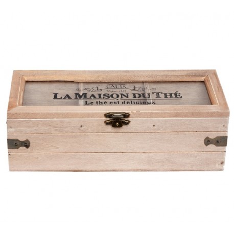 Drewniane Pudełko Na Herbatę C