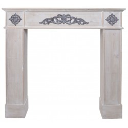  Imitacja Kominka w Stylu Prowansalskim z Dekorem A