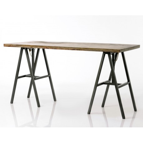 Stół Biurko w Stylu Industrialnym Długa