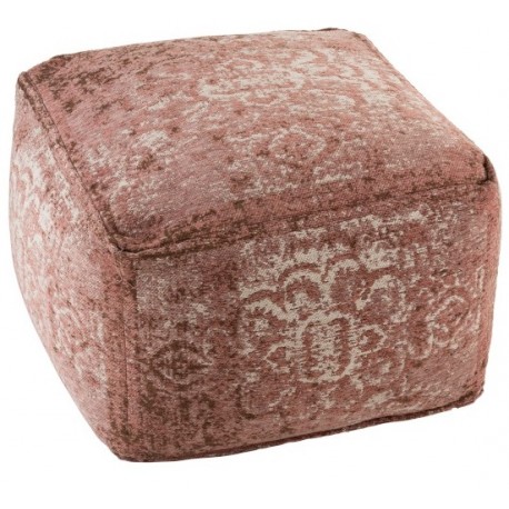 Kwadratowa Pufa Różowa