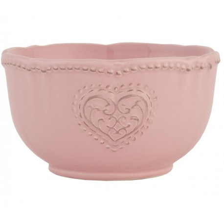 Miseczki Prowansalskie Różowe z Sercem 6szt.