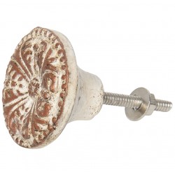Gałka Meblowa Ozdobna Szara 2
