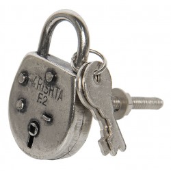 Ozdobny Uchwyt Meblowy Kłódka