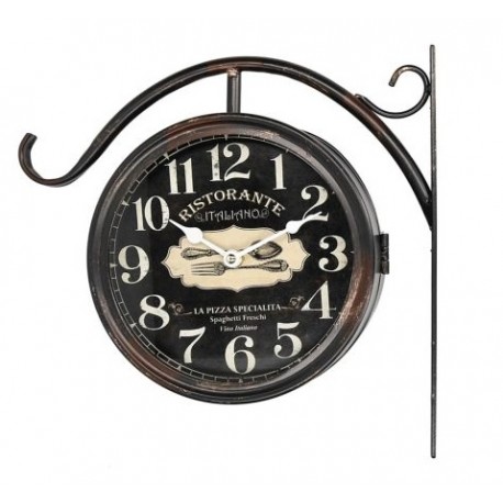 Dwustronny Zegar Dworcowy Ristorante