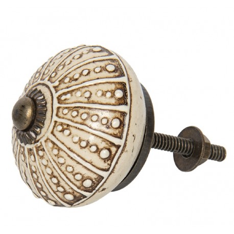 Gałka Do Mebli Dekoracyjna Beżowa A