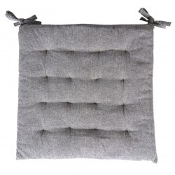 Poduszka Na Krzesło Pikowana Szara