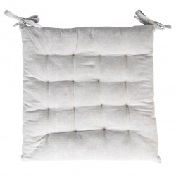 Poduszka Na Krzesło Pikowana Popielata