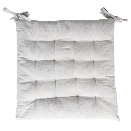 Poduszka Na Krzesło Pikowana Popielata