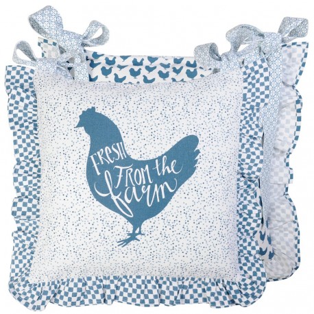 Poszewka Na Poduszkę Na Krzesło z Kogutem