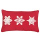 Świąteczna Poduszka ze Śnieżynkami A
