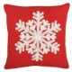 Świąteczna Poduszka ze Śnieżynką