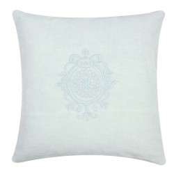 Poszewka Ozdobna z Haftem Błękitna B