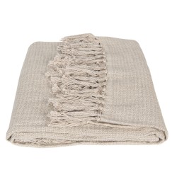 Koc z Frędzlami Bawełniany H