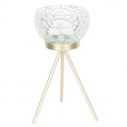 Szklany Świecznik Na Tealight E