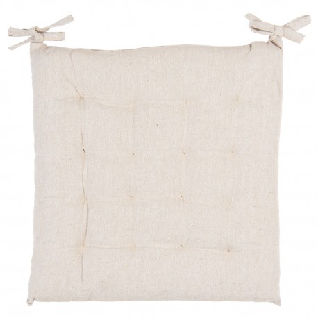 Poduszka na Krzesło Beżowa