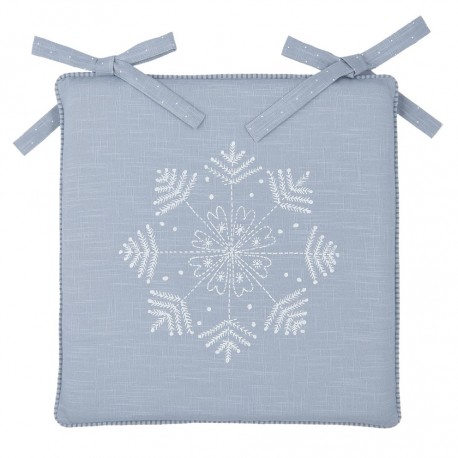 Poduszki Na Krzesła Śnieżynka 6szt.