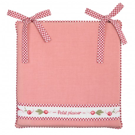 Poduszki Na Krzesła Czerwone Rzodkiewki 6szt.