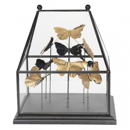 Dekoracja w Szklanym Kloszu Motyle A