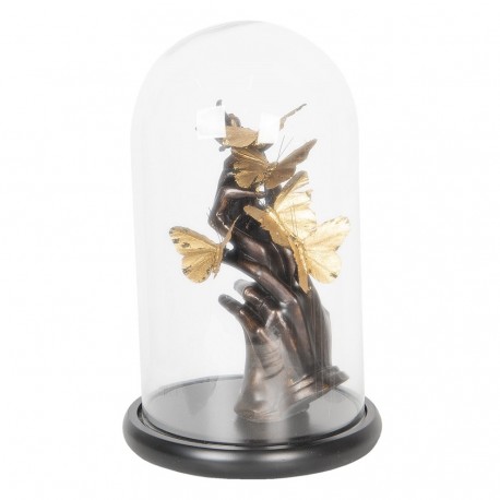 Dekoracja w Szklanym Kloszu Motyle E