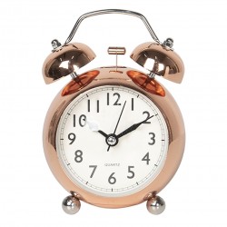 Budzik Retro Różowe Złoto