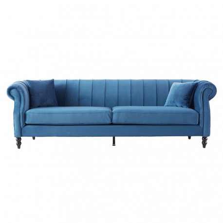 Niebieska sofa
