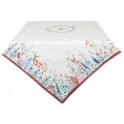 Świąteczny Obrus Zimowy Las B