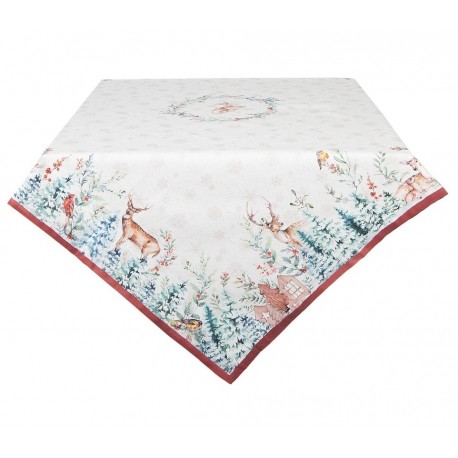 Świąteczny Obrus Zimowy Las B