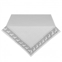 Obrus Świąteczny z Reniferami Kwadratowy B