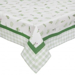 Obrus Prowansalski Rośliny Kwadratowy A