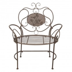 Metalowe Krzesło Prowansalskie Brązowe A