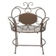 Metalowe Krzesło Prowansalskie Brązowe A