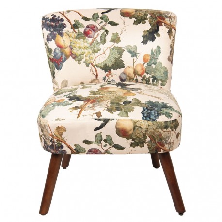 Fotel z Kwiatowym Wzorem B
