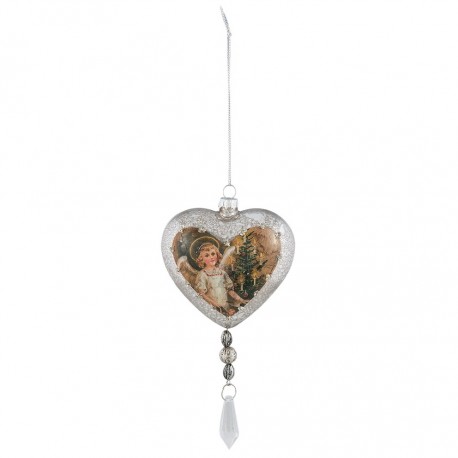 Bombki w Kształcie Serca A 6szt.