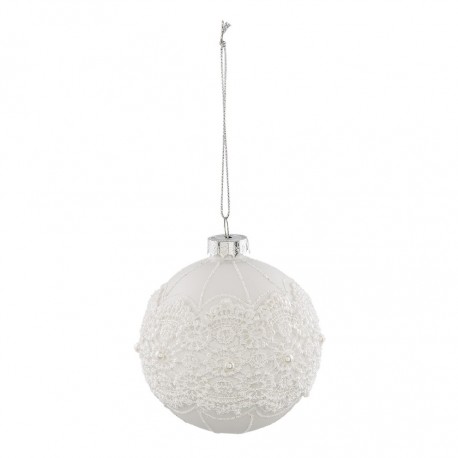 Bombki z Koronką 6szt.