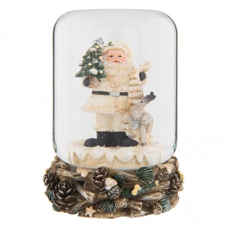 Szklana Kula Śnieżna z Mikołajem B