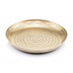 Złota Taca Okrągła Aluro Miracle