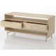 Komoda Pod Telewizor z Drewna Mango Geometric