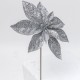 Sztuczna Gałązka Na Boże Narodzenie Srebrna B