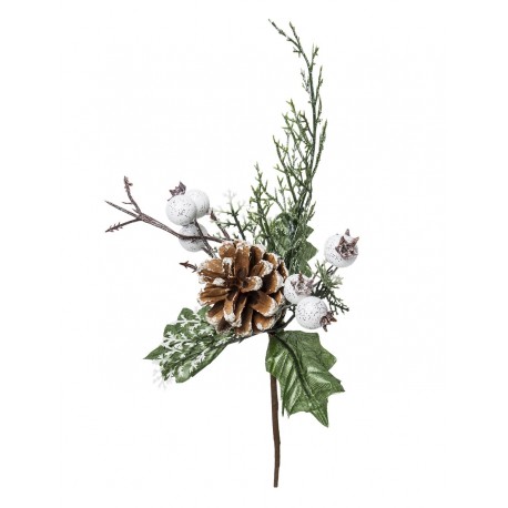 Sztuczna Gałązka Na Boże Narodzenie Z Szyszkami A