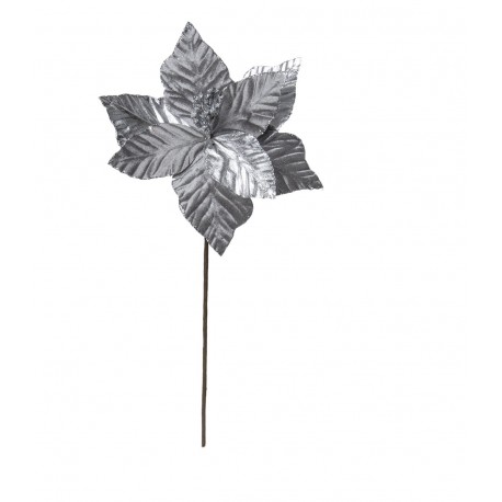 Sztuczna Gałązka Na Boże Narodzenie Srebrna C