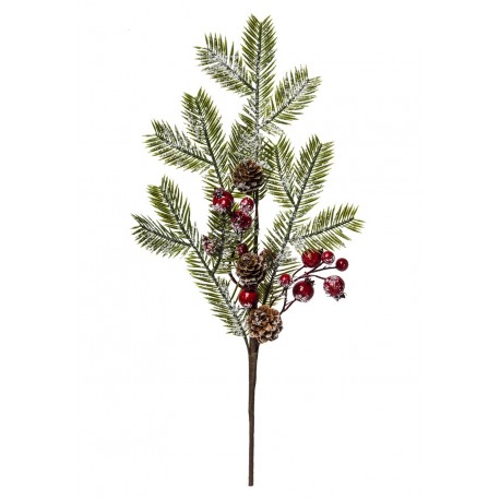 Sztuczna Gałązka Na Boże Narodzenie Z Szyszkami A