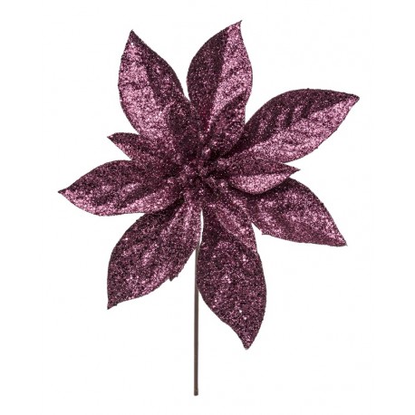 Sztuczna Gałązka Na Boże Narodzenie Z Brokatem D